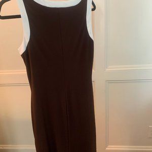 Ralph Lauren mahogany sleeveless dress